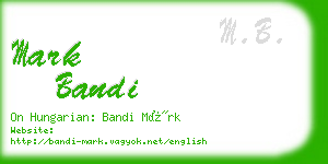 mark bandi business card